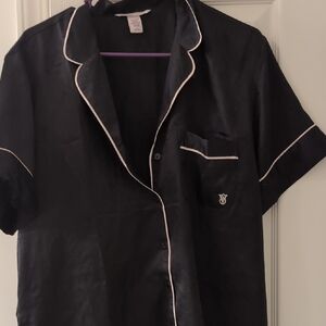 Victoria's Secret Black Satin Set